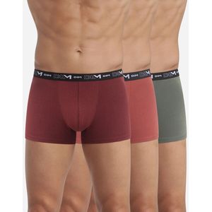 Set van 3 boxershorts Coton Stretch DIM. Katoen materiaal. Maten XXL. Groen kleur