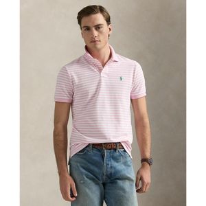Gestreept poloshirt POLO RALPH LAUREN. Katoen materiaal. Maten M. Roze kleur