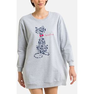 Lange homewear sweater Catsline CATSLINE. Katoen materiaal. Maten S. Grijs kleur