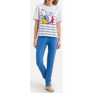 Pyjama Snoopy, marine spirit SNOOPY. Katoen materiaal. Maten L. Wit kleur