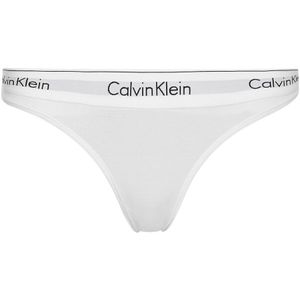 String met label Modern Cotton CALVIN KLEIN UNDERWEAR. Katoen materiaal. Maten L. Wit kleur