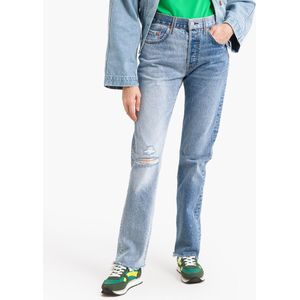 Jeans 501® Two Tone LEVI'S. Denim materiaal. Maten Maat 25 (US) - Lengte 30. Blauw kleur