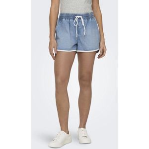 Jeansshort ONLY. Denim materiaal. Maten XL. Blauw kleur