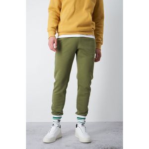 Joggingbroek met klein logo CHAMPION. Katoen materiaal. Maten XL. Groen kleur