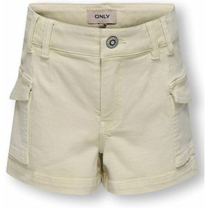 Cargoshort KIDS ONLY. Katoen materiaal. Maten 9 jaar - 132 cm. Beige kleur