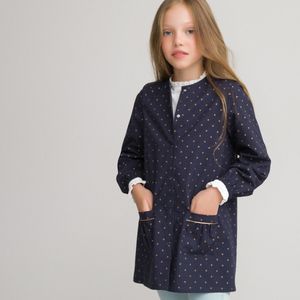 Schort met sterrenprint LA REDOUTE COLLECTIONS. Katoen materiaal. Maten 5 jaar - 108 cm. Blauw kleur
