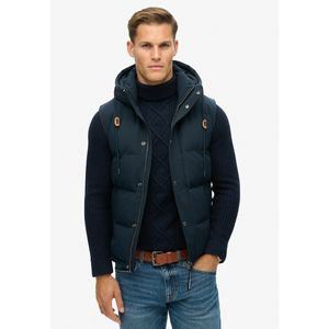 Bodywarmer met kap Everest SUPERDRY. Polyester materiaal. Maten M. Blauw kleur