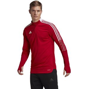 Sweater voor voetbal Tiro 21 adidas Performance. Katoen materiaal. Maten XXL. Rood kleur