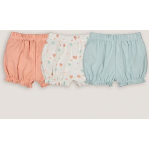 Set van 3 bloomers LA REDOUTE COLLECTIONS. Katoen materiaal. Maten 3 jaar - 94 cm. Blauw kleur