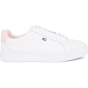 Sneakers in leer Flag Court TOMMY HILFIGER. Leer materiaal. Maten 36. Wit kleur