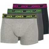 Set van 3 boxershorts JACK & JONES. Katoen materiaal. Maten XXL. Zwart kleur