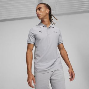 Polo Mercedes Motorsport PUMA. Katoen materiaal. Maten XL. Zilver kleur