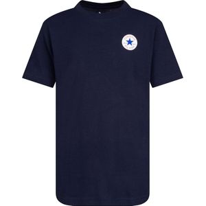 T-shirt met korte mouwen CONVERSE. Katoen materiaal. Maten 12/13 jaar - 150/153 cm. Blauw kleur