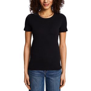 T-shirt met ronde hals en korte mouwen ESPRIT. Katoen materiaal. Maten XL. Zwart kleur