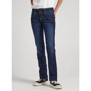 Rechte jeans Gen PEPE JEANS. Denim materiaal. Maten Maat 31 US - Lengte 32. Blauw kleur