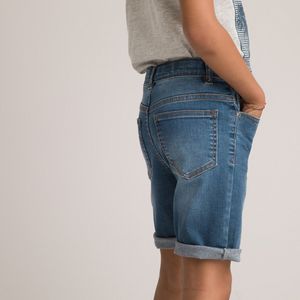 Bermuda in jeans LA REDOUTE COLLECTIONS. Denim materiaal. Maten 12 jaar - 150 cm. Blauw kleur