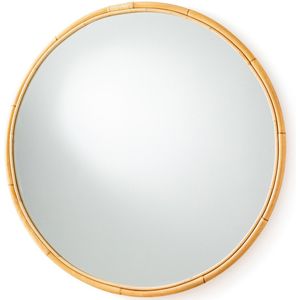 Ronde spiegel in rotan Ø120 cm, Nogu LA REDOUTE INTERIEURS. Rotan materiaal. Maten één maat. Beige kleur