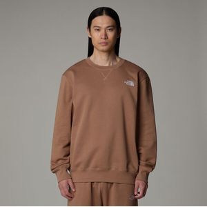 Oversized sweater met ronde hals Essential THE NORTH FACE. Katoen materiaal. Maten S. Kastanje kleur