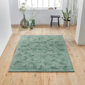 Tapijt 100% Tencel™ used aspect, Izri LA REDOUTE INTERIEURS. Lyocell materiaal. Maten 200 x 290 cm. Groen kleur