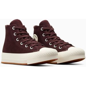Leren sneakers All Star EVA Lift Hi Sport x Hoops CONVERSE. Leer materiaal. Maten 34. Rood kleur