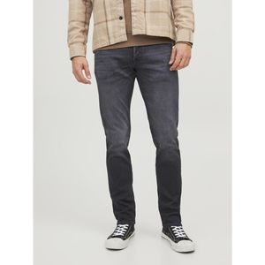 Slim jeans Glenn JACK & JONES. Katoen materiaal. Maten W31 - Lengte 30. Zwart kleur