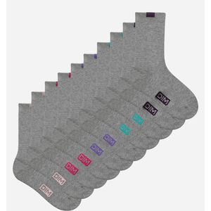 Set van 5 paar sokken EcoDim gemakkelijk te sorteren DIM. Polyester materiaal. Maten 37/41. Grijs kleur