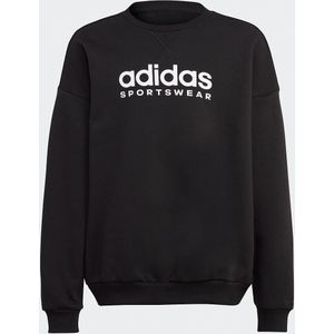 Sweater met ronde hals ADIDAS SPORTSWEAR. Katoen materiaal. Maten 15/16 jaar - 168/174 cm. Zwart kleur