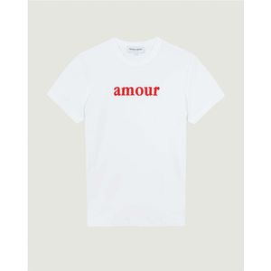 T-shirt korte mouwen, ronde hals MONTHERLANT MAISON LABICHE. Katoen materiaal. Maten S. Wit kleur