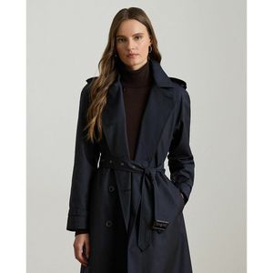 Trenchcoat met ceintuur LAUREN RALPH LAUREN. Katoen materiaal. Maten L. Blauw kleur
