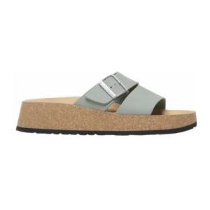 Slipper Birkenstock Women Almina Papillio Nubuck Leather Pure Sage Narrow-Schoenmaat 41