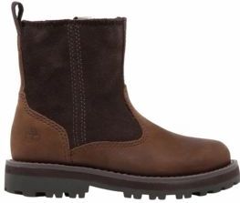 Timberland Kids Courma Mid Warm Lined Boot Dark Brown-Schoenmaat 21