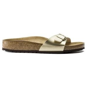 Slipper Birkenstock Women Madrid Birko-Flor Gold Narrow-Schoenmaat 36