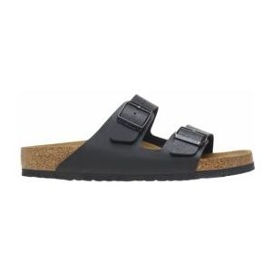 Slipper Birkenstock Men Arizona Mixed Leather Saffiano BF Black Regular-Schoenmaat 43