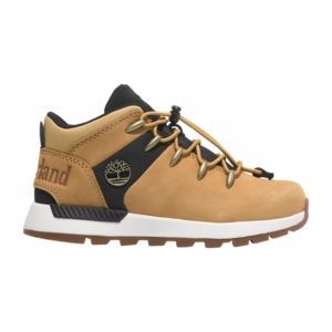 Timberland Youth Sprint Trekker Mid Bungee Wheat Nubuck W Black-Schoenmaat 35