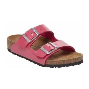 Slipper Birkenstock Kids Arizona Birko-Flor Patent Patent Fuchsia Tulip Narrow-Schoenmaat 28