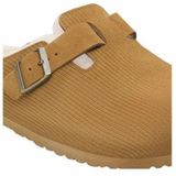 Birkenstock - Boston VL - Klomp - Bruin - Suède - Corduroy - Teddy Shearling