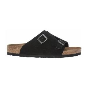 Slipper Birkenstock Women Zürich Suede Leather Black-Schoenmaat 36