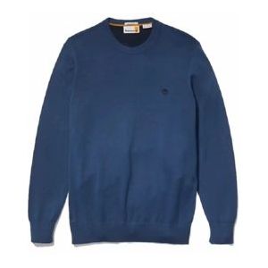 Trui Timberland Men Williams River Cotton Crewneck Sweater Dark Denim-XXL