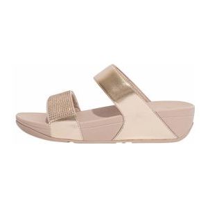 FitFlop Women Lulu Slide Hotfix Rose Gold-Schoenmaat 38