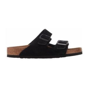 Slipper Birkenstock Men Arizona Suede Leather Black Regular-Schoenmaat 45