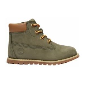 Timberland Toddler Pokey Pine Mid W/Zip Leaf Green-Schoenmaat 29