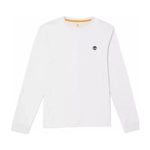 T-Shirt Timberland Men Dunstan River LS Slim Crew Tee White-L