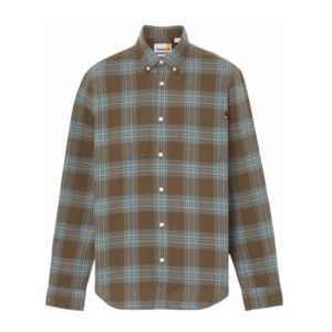 Timberland - Solucell Tartan Shirt - Overhemd - Grape Leaf - Lange Mouwen