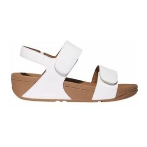 FitFlop Women Lulu Adjustable Leather Back-Strap Sandals Urban White-Schoenmaat 42