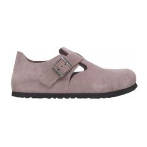 Klomp Birkenstock Women London Suede Leather Faded Purple Narrow-Schoenmaat 36