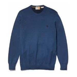 Trui Timberland Men Williams River Cotton Crewneck Sweater Dark Denim-XL
