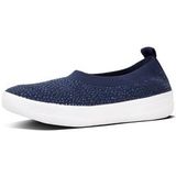 FitFlop - Crystal Uberknit - Ballerina - Donkerblauw - Nylon - Anatomicush Zool