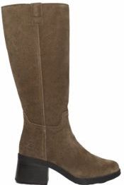 Timberlandvoor vrouwen. TB0A43M8EIV1 Bellevaux hoge laarzen in bruin leer (37.5 W), Plat, Ritssluiting, Casual