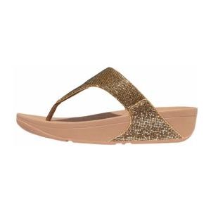 FitFlop Women Lulu Toe Post Glitterball Old Gold-Schoenmaat 36