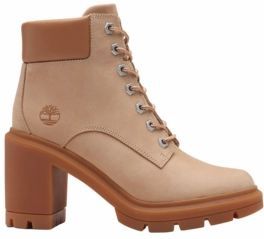 Timberland - Allington Heights - Enkellaarsjes - Beige - Leer met Vetersluiting